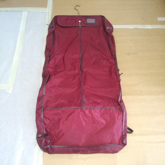 SAMSONITE BURGUNDY GARMENT BAG - Picture 1 of 13